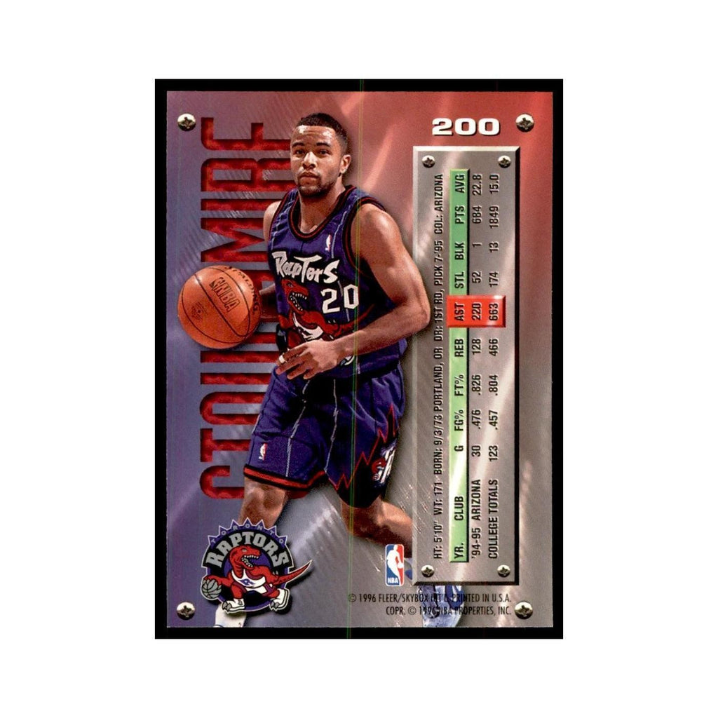 1995 Fleer Metal Damon Stoudamire Basketball Cards #200