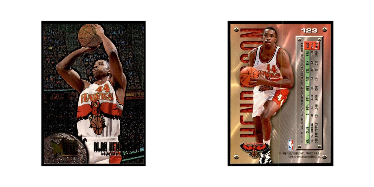 1995 Fleer Metal Alan Henderson Basketball Cards #123