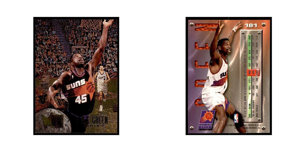 1995 Fleer Metal A.C. Green Basketball Cards #181