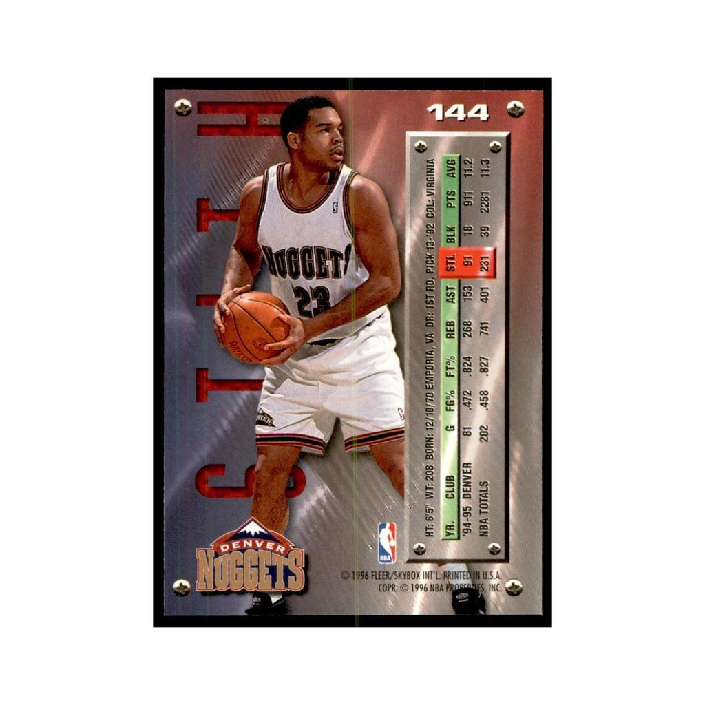 1995 Fleer Metal Bryant Stith Basketball Cards #144