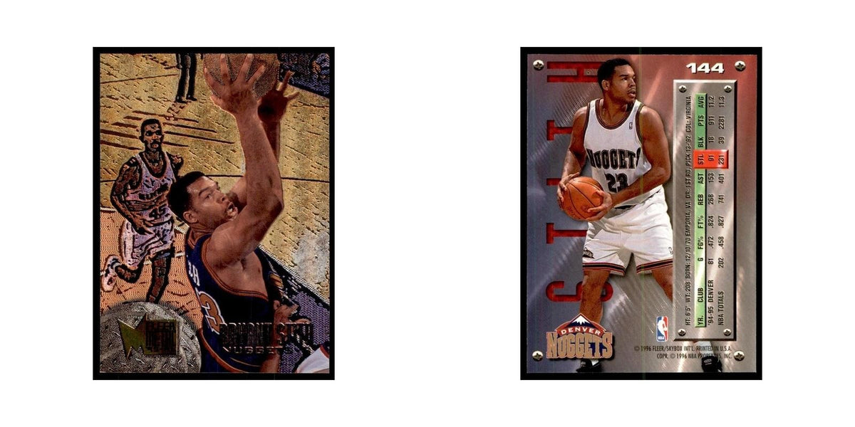 1995 Fleer Metal Bryant Stith Basketball Cards #144