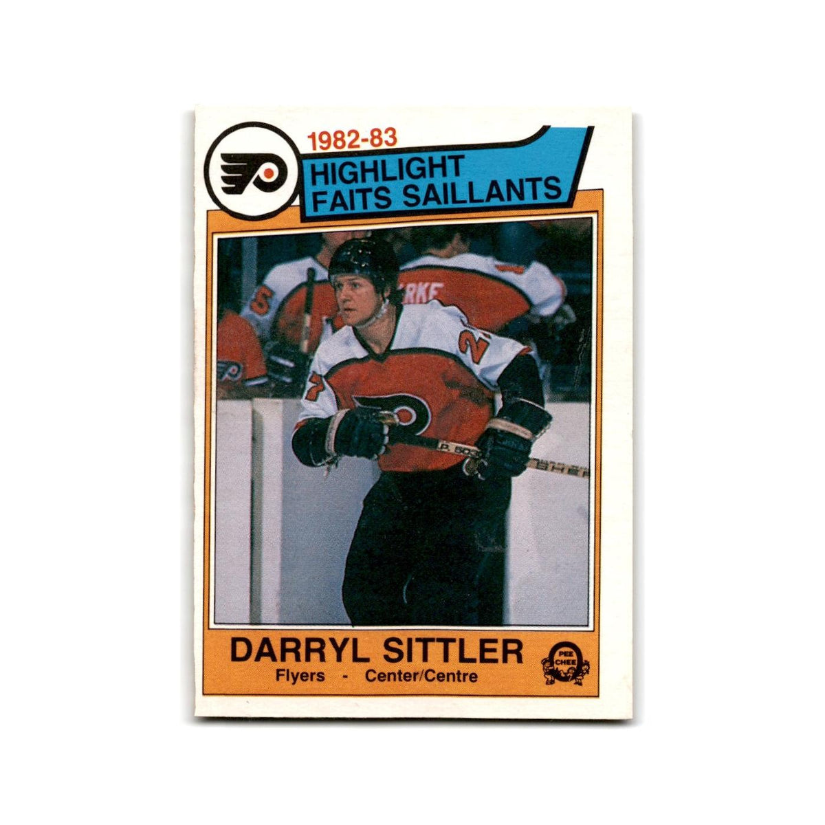 1983 O-Pee-Chee Darryl Sittler Philadelphia Flyers #258