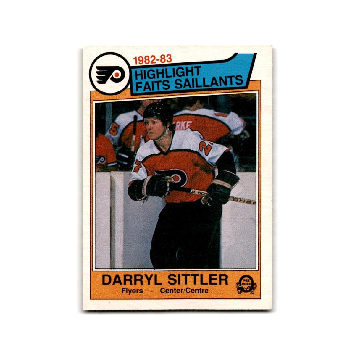 1983 O-Pee-Chee Darryl Sittler Philadelphia Flyers #258