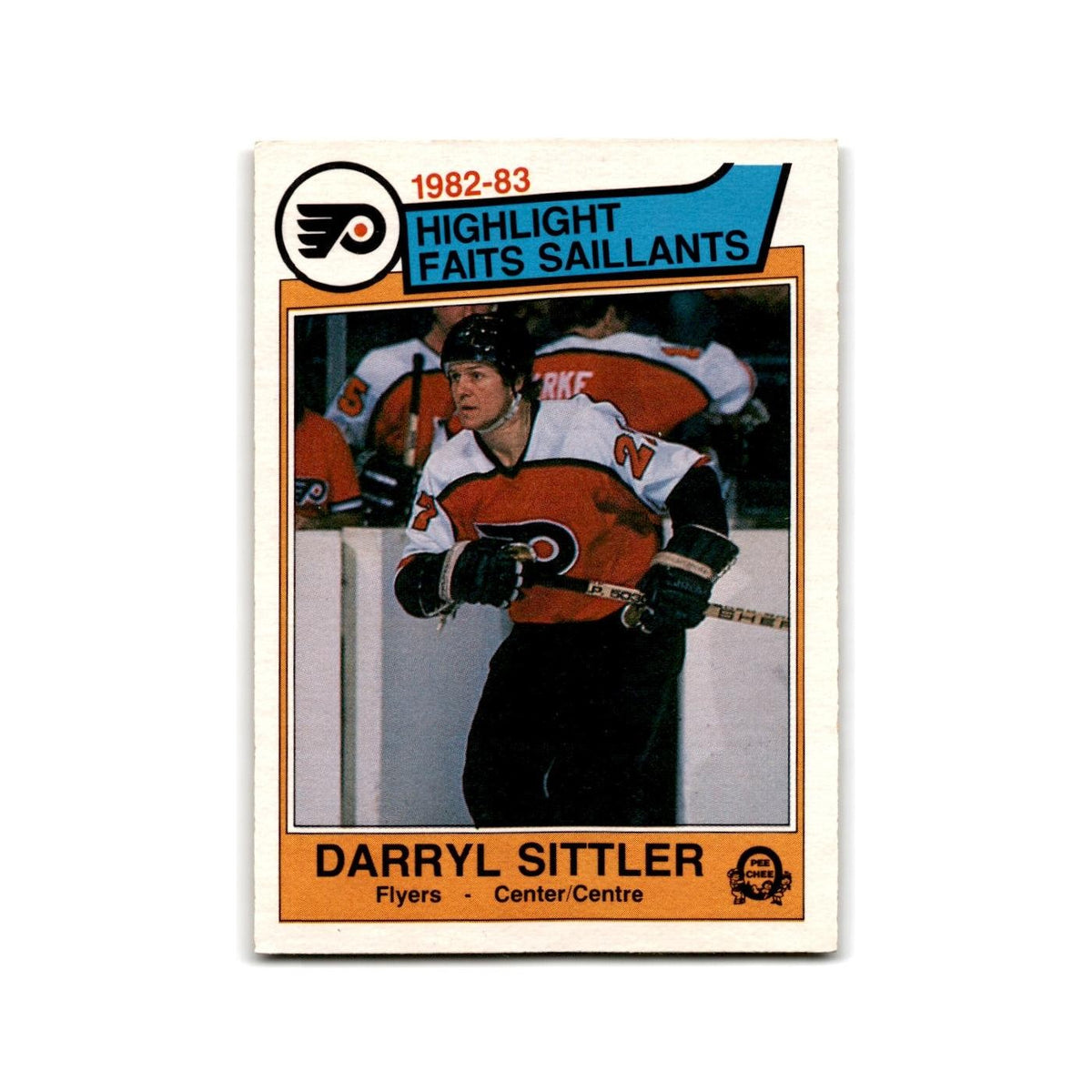 1983 O-Pee-Chee Darryl Sittler Philadelphia Flyers #258