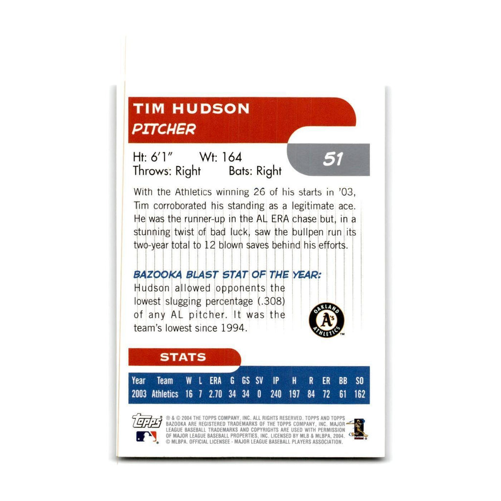 2004 Bazooka Tim Hudson Athletics #51