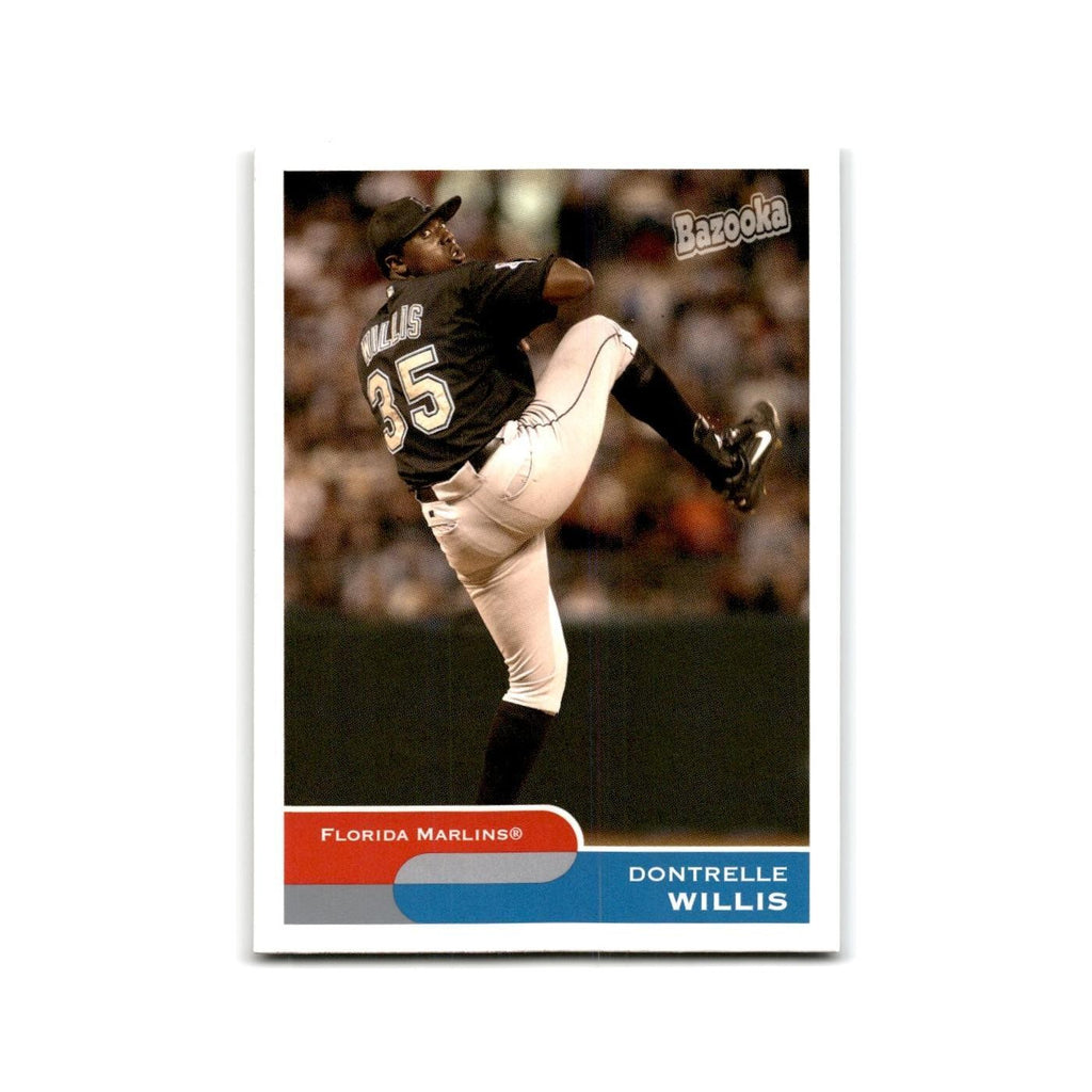2004 Bazooka Dontrelle Willis Florida Marlins #185