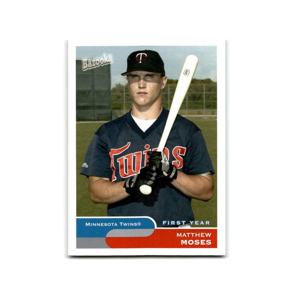2004 Bazooka Matthew Moses Twins #277