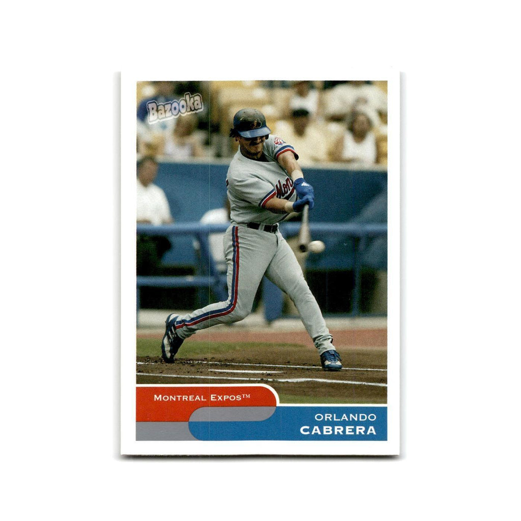 2004 Bazooka Orlando Cabrera Montreal Expos #33