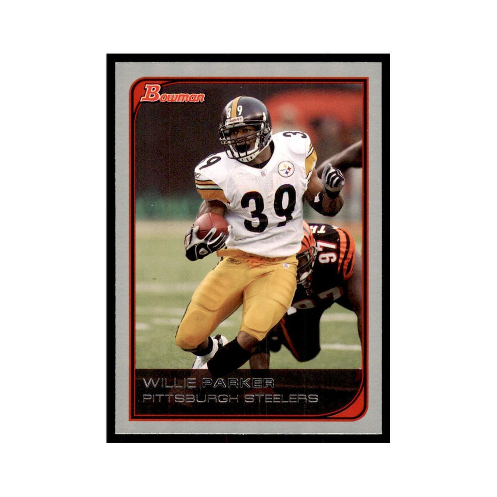 2006 Bowman Willie Parker Football Cards #101