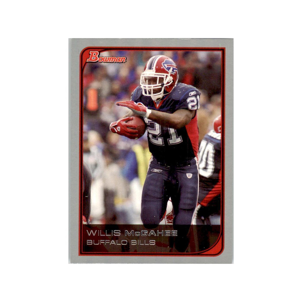 2006 Bowman Willis McGahee Football Cards #19