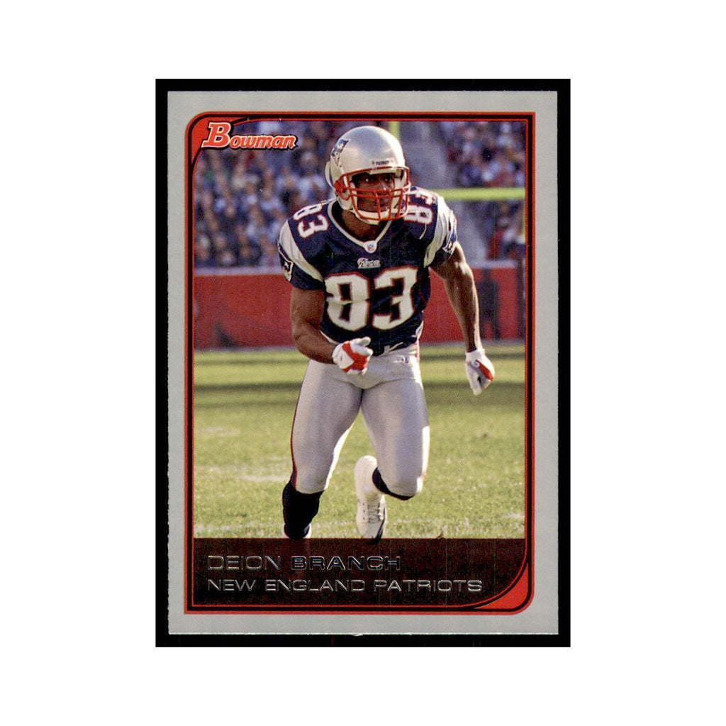 2006 Bowman Deion Branch Football Cards #96