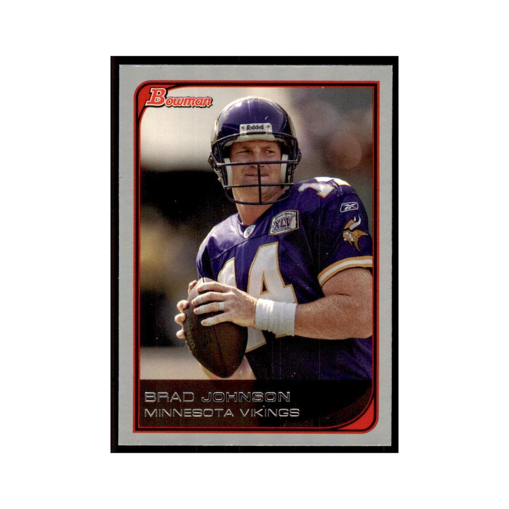 2006 Bowman Brad Johnson Football Cards #28