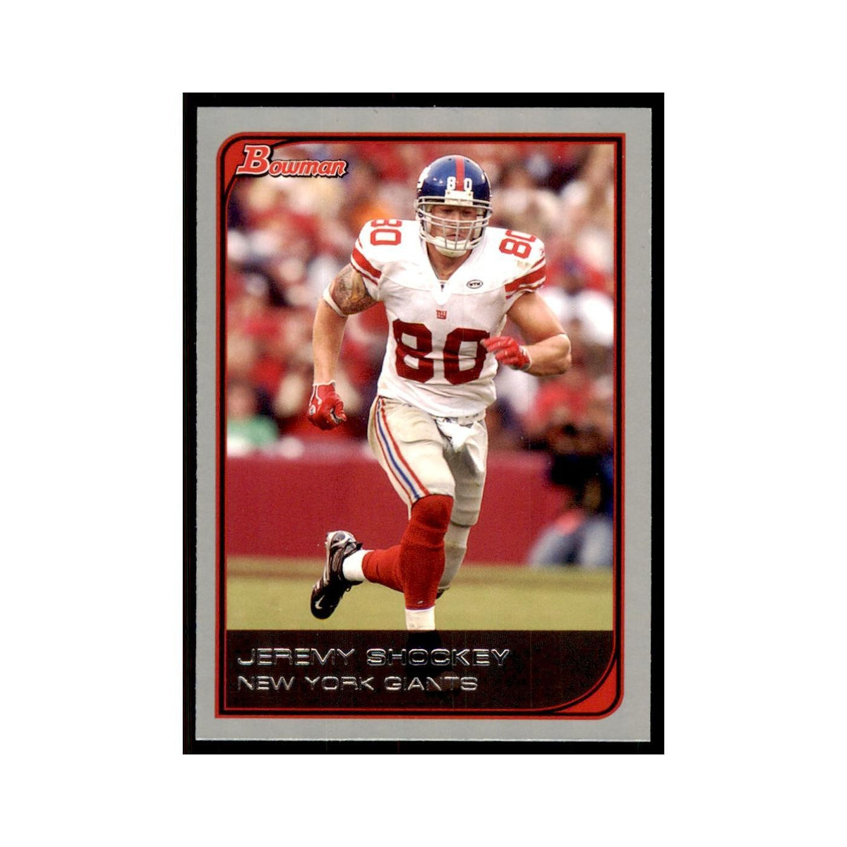 2006 Bowman Jeremy Shockey Football Cards #18