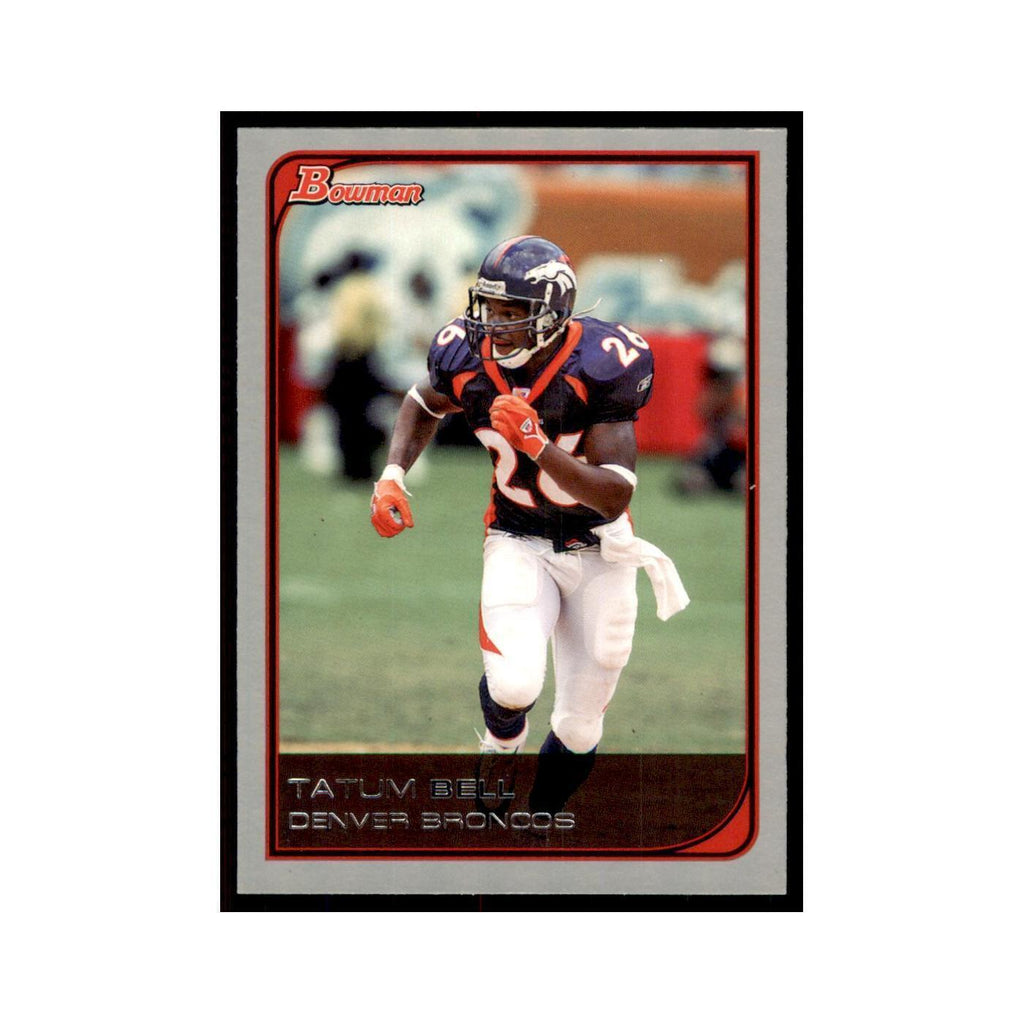 2006 Bowman Tatum Bell Football Cards #16