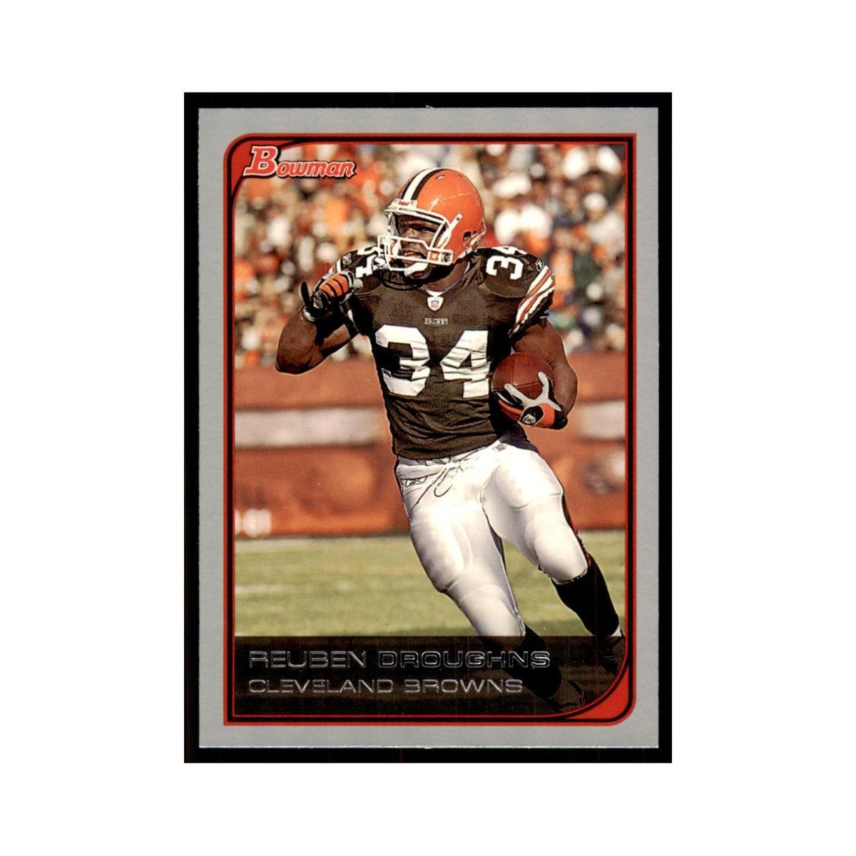 2006 Bowman Reuben Droughns Football Cards #107