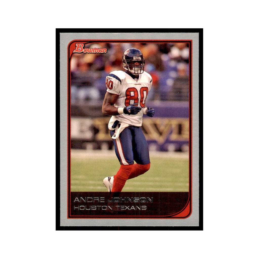 2006 Bowman Andre Johnson Football Cards #75