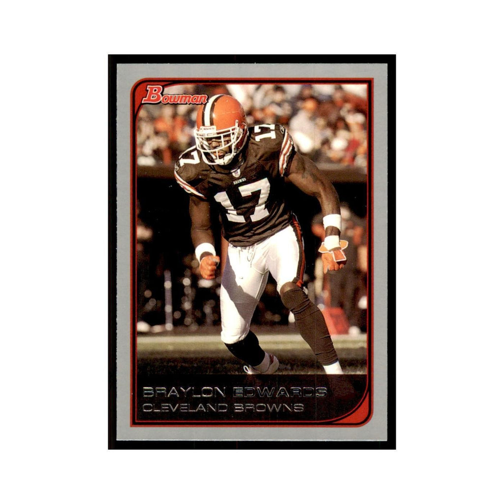 2006 Bowman Braylon Edwards Football Cards #108