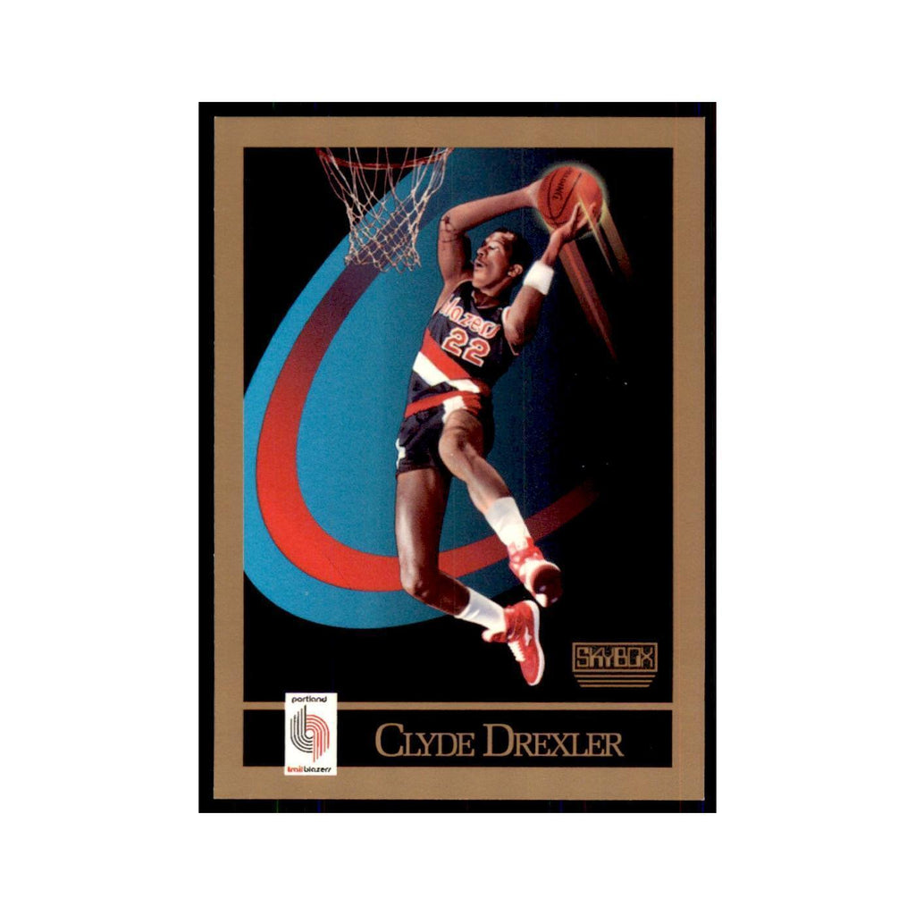 1990 SkyBox Clyde Drexler Basketball Cards #233
