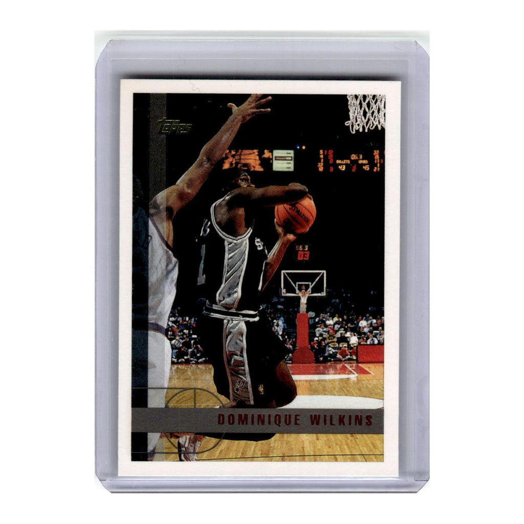 1997 Topps Dominique Wilkins Spurs #100