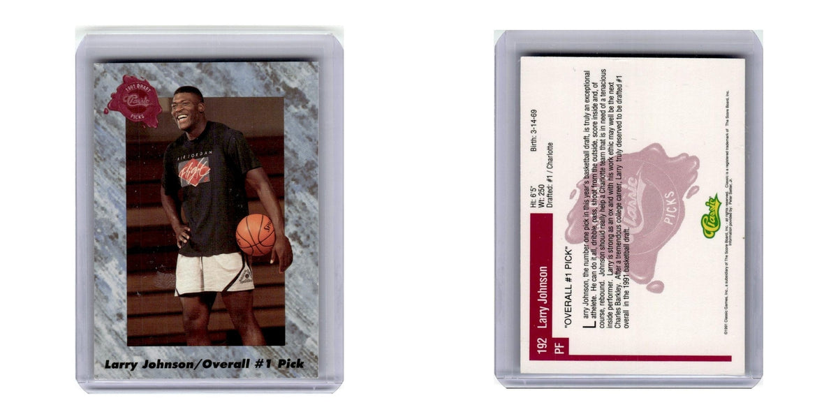 1991 Classic Draft Picks Larry Johnson #192