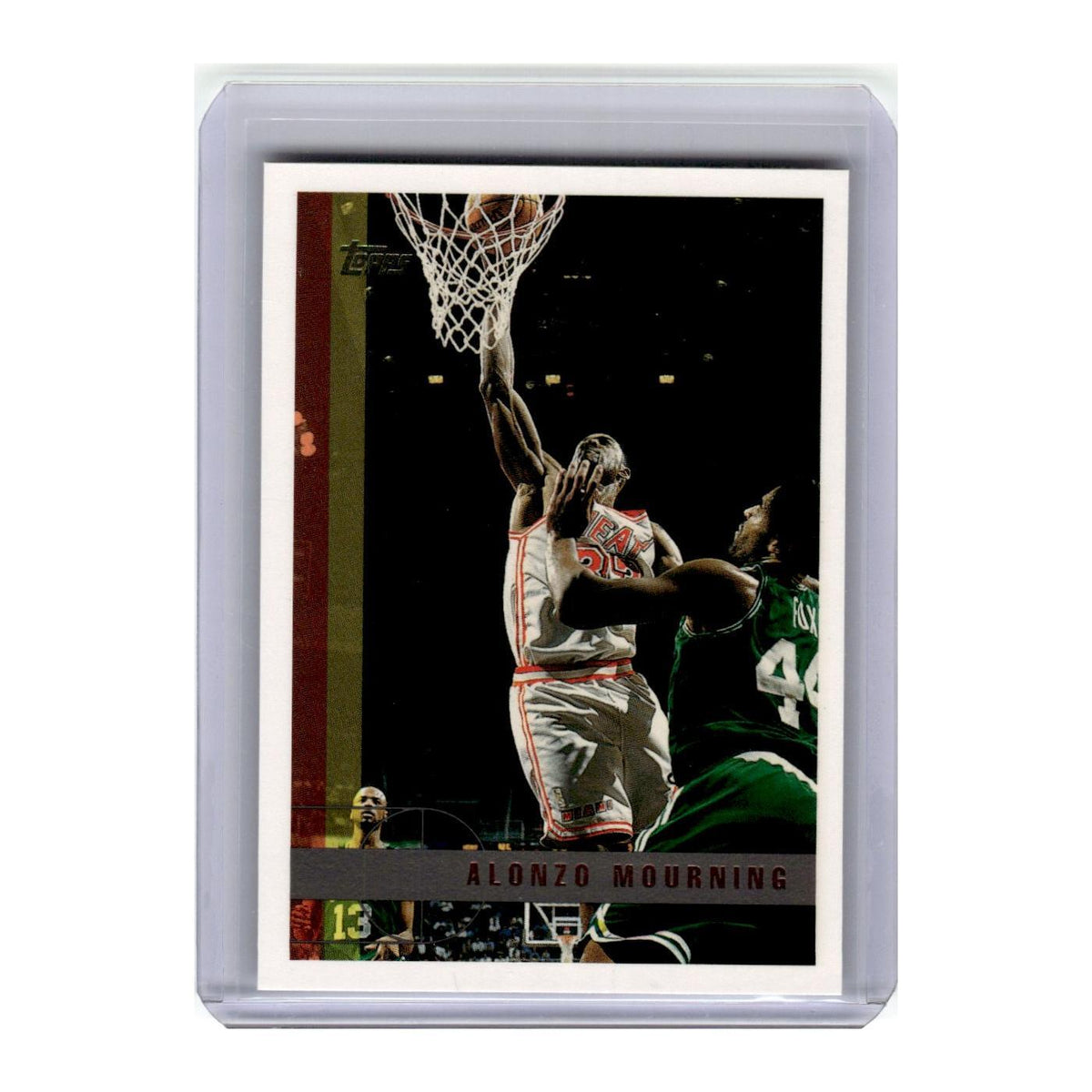 1997 Topps Alonzo Mourning Heat #101