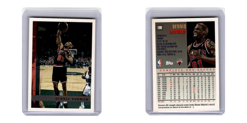 1997 Topps Dennis Rodman Bulls #106