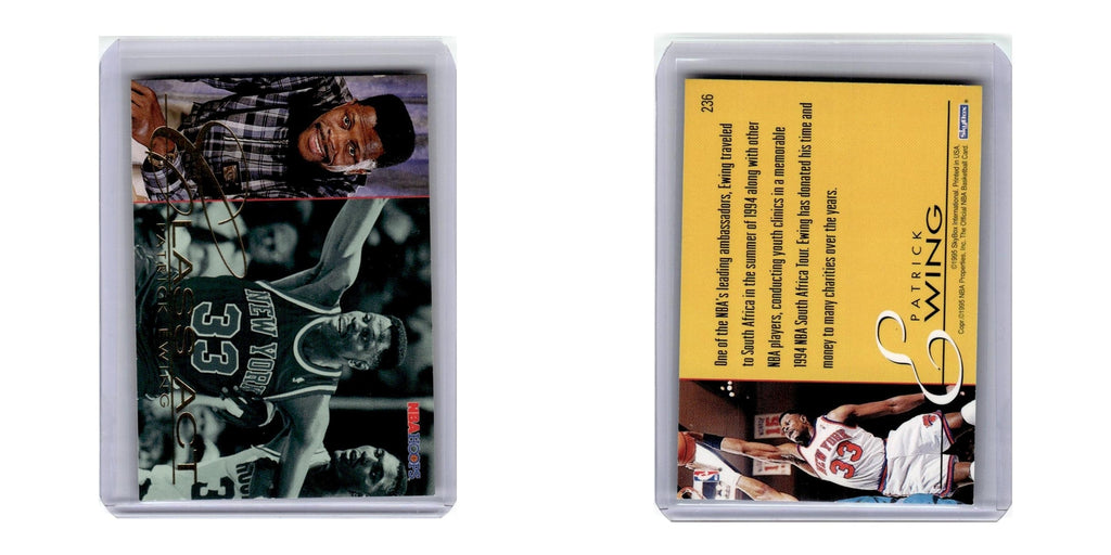 1995 Hoops Class Act Patrick Ewing Knicks #236