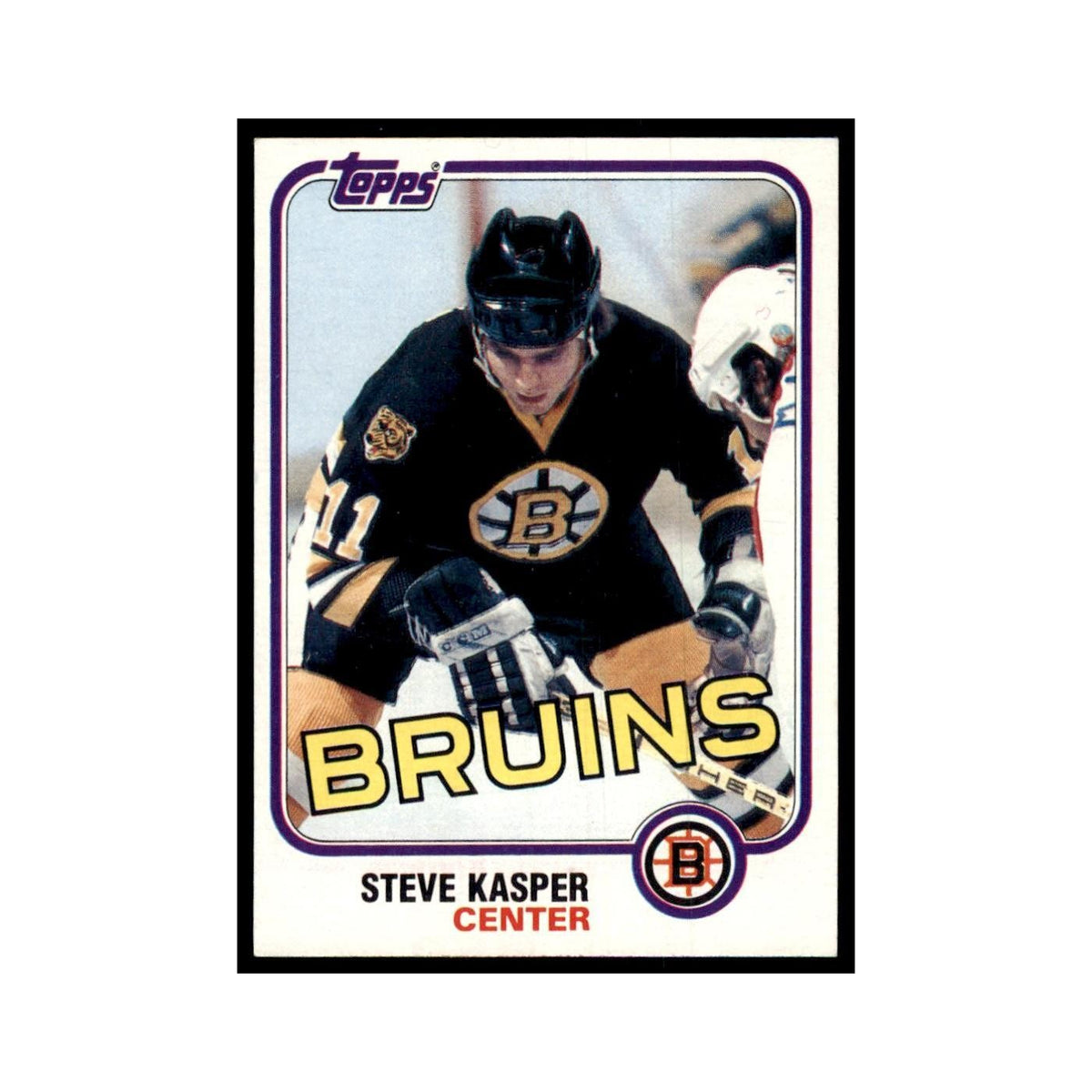 1981 Topps Steve Kasper Hockey Cards #E68