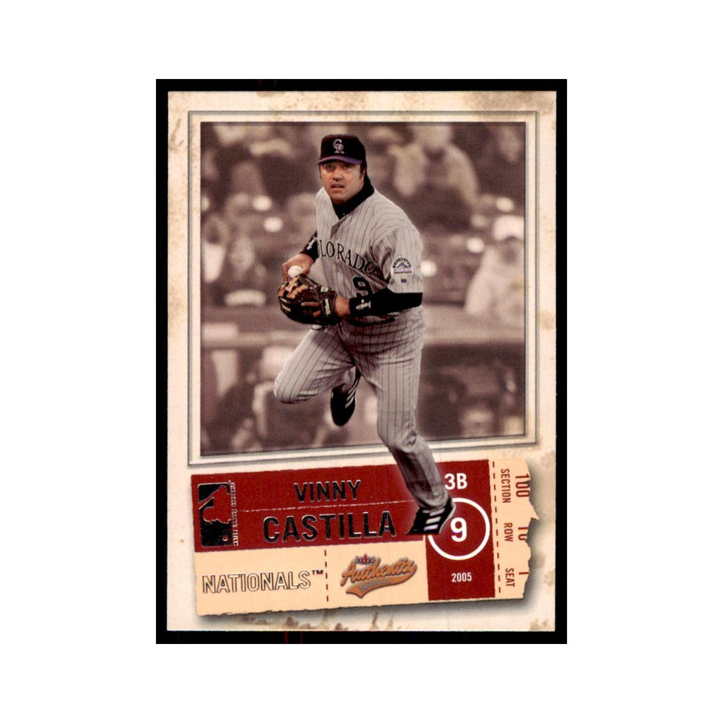 2005 Fleer Authentix Vinny Castilla Nationals #3