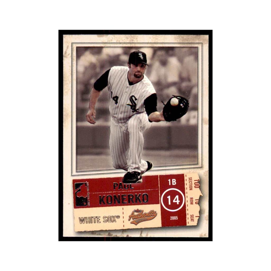 2005 Fleer Authentix Paul Konerko White Sox #9