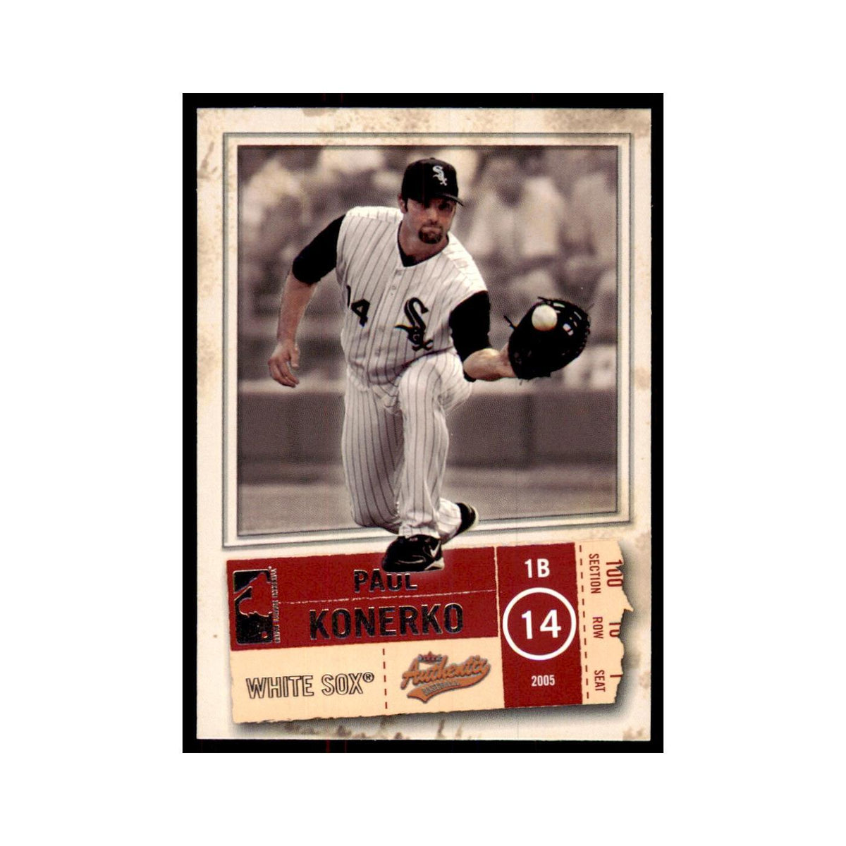 2005 Fleer Authentix Paul Konerko White Sox #9