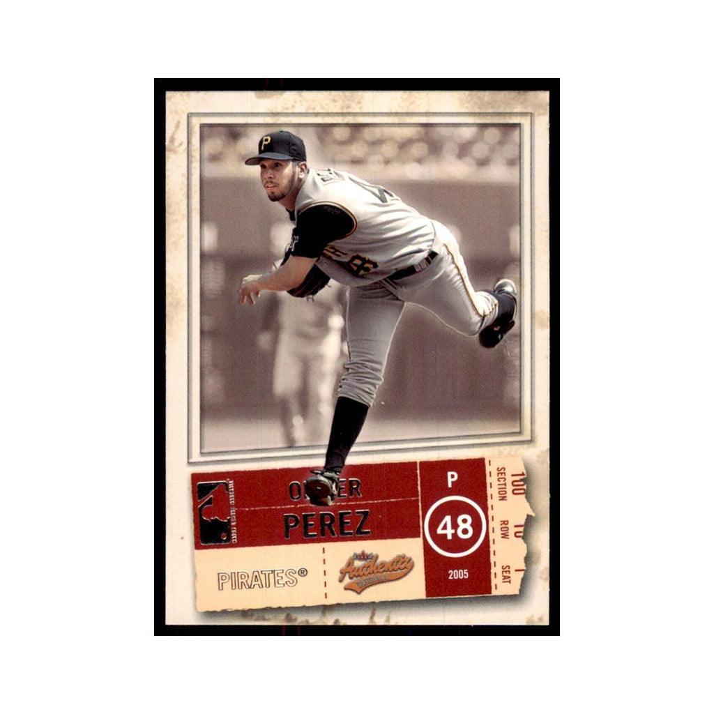 2005 Fleer Authentix Oliver Perez Pirates #7