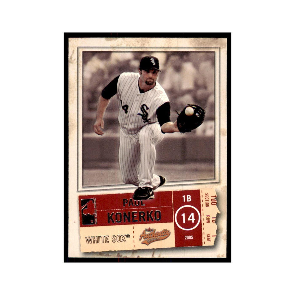 2005 Fleer Authentix Paul Konerko White Sox #9