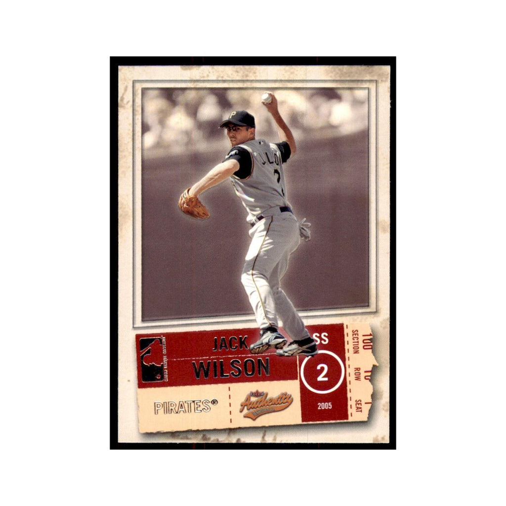 2005 Fleer Authentix Jack Wilson Pirates #79