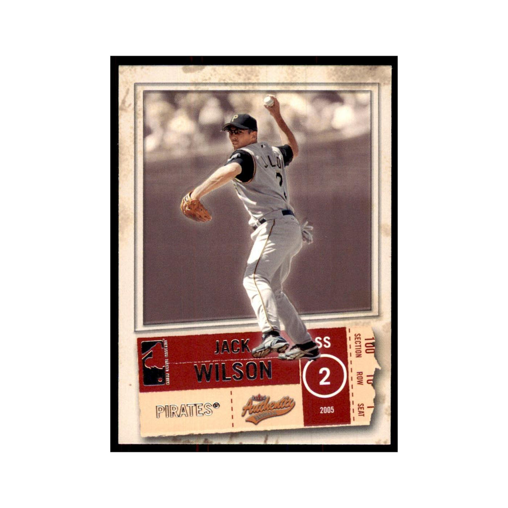 2005 Fleer Authentix Jack Wilson Pirates #79