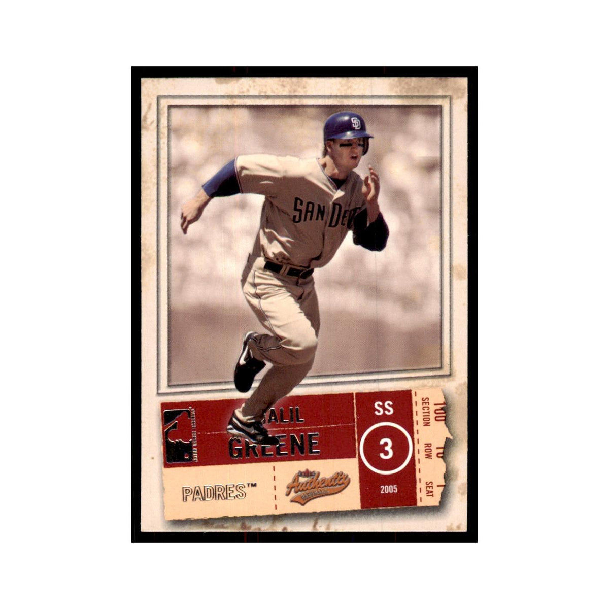 2005 Fleer Authentix Khalil Greene Padres #99