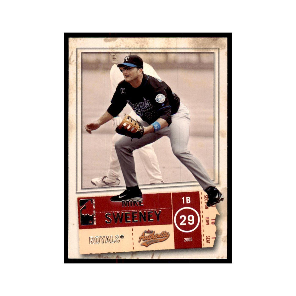 2005 Fleer Authentix Mike Sweeney Royals #14