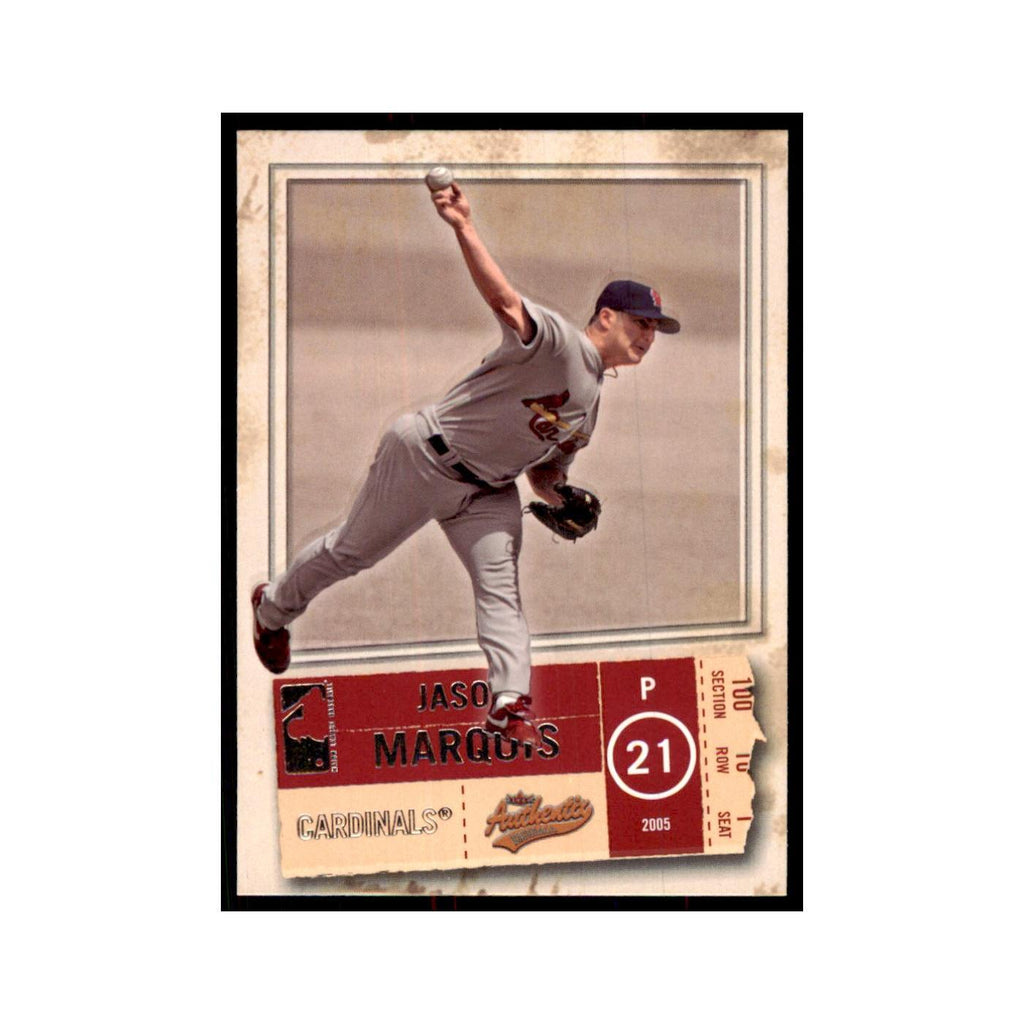2005 Fleer Authentix Jason Marquis Cardinals #100
