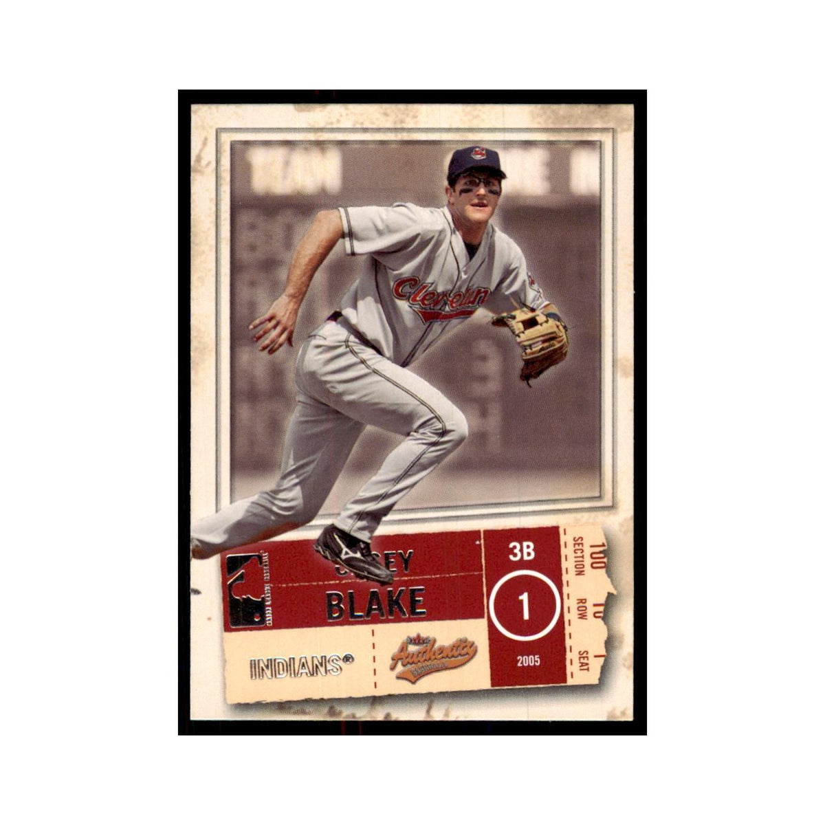 2005 Fleer Authentix Casey Blake Indians #29
