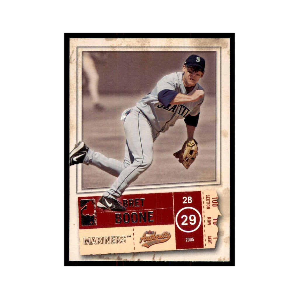 2005 Fleer Authentix Bret Boone Mariners #70