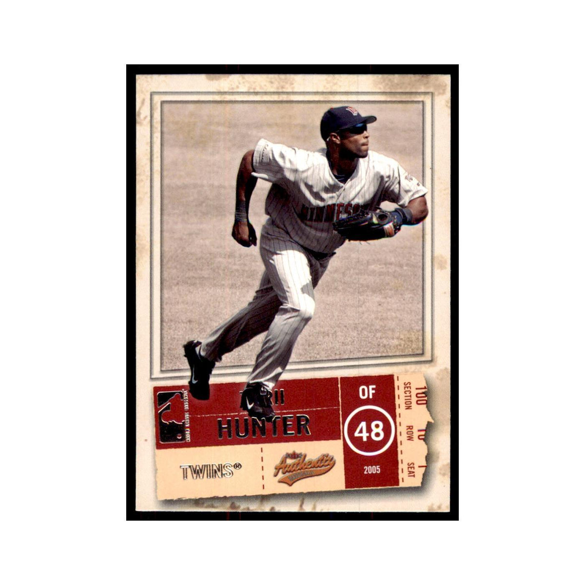 2005 Fleer Authentix Torii Hunter Twins #94