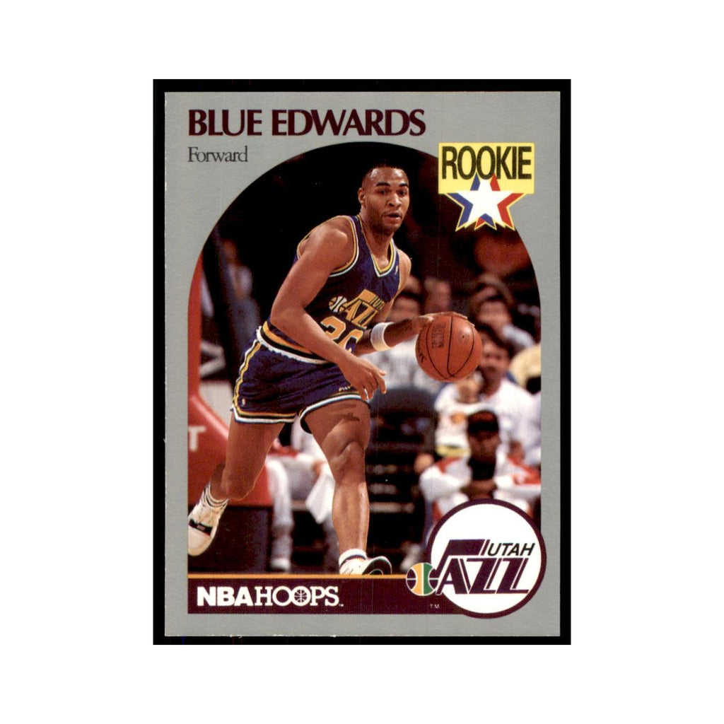 1990 NBA Hoops Blue Edwards RC Basketball Cards #288