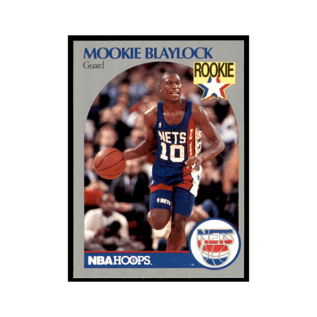 1990 NBA Hoops Mookie Blaylock RC Basketball Cards #193
