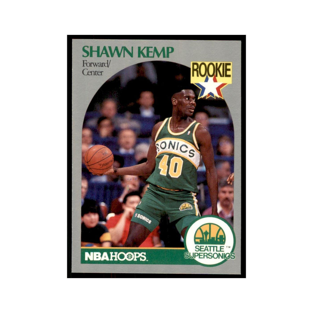 1990 NBA Hoops Shawn Kemp RC Basketball Cards #279