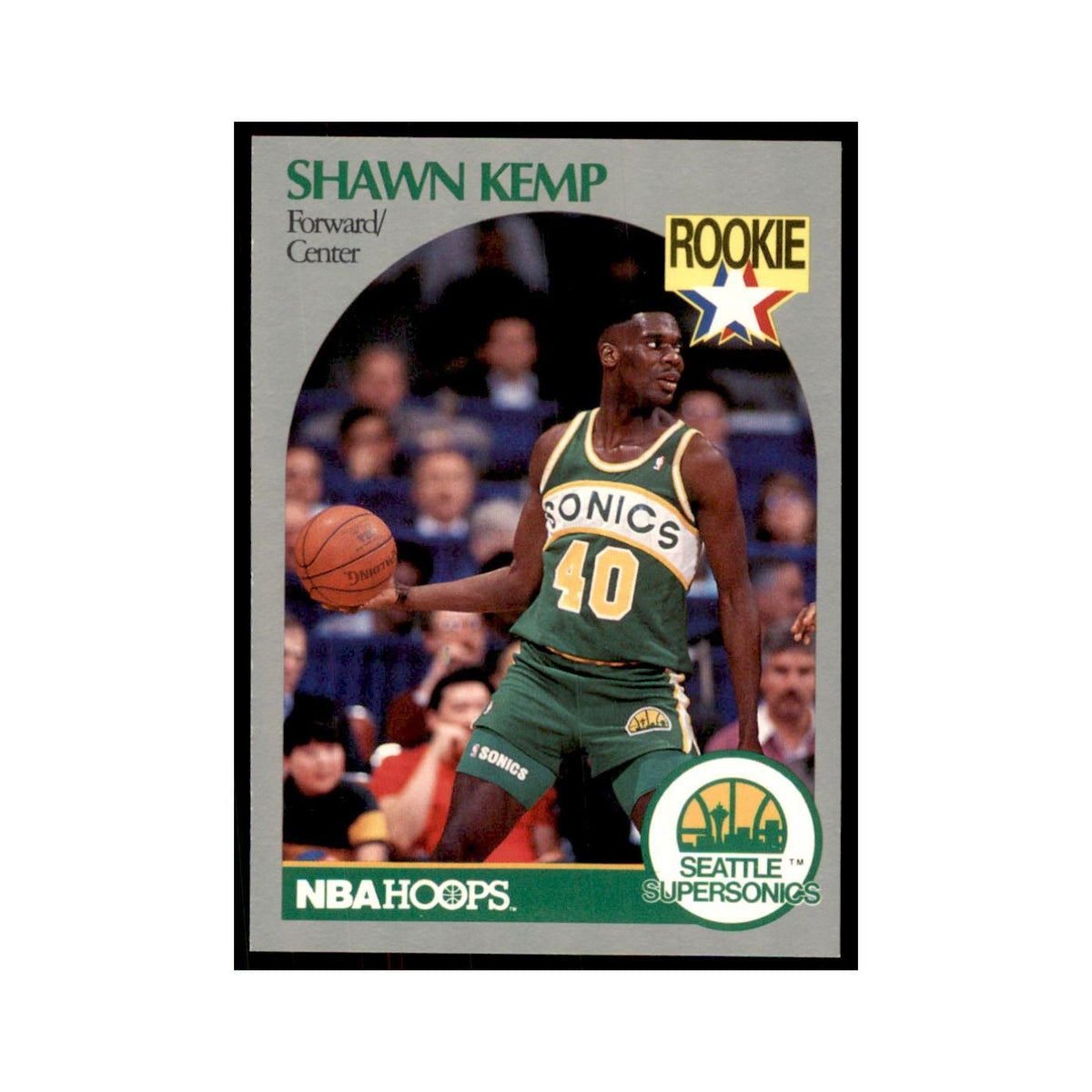 1990 NBA Hoops Shawn Kemp RC Basketball Cards #279