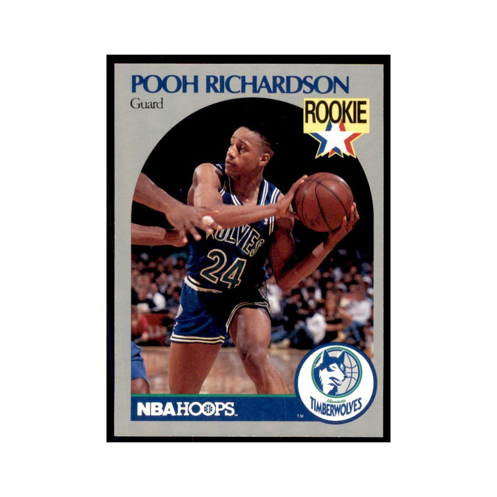 1990 NBA Hoops Pooh Richardson RC Basketball Cards #190