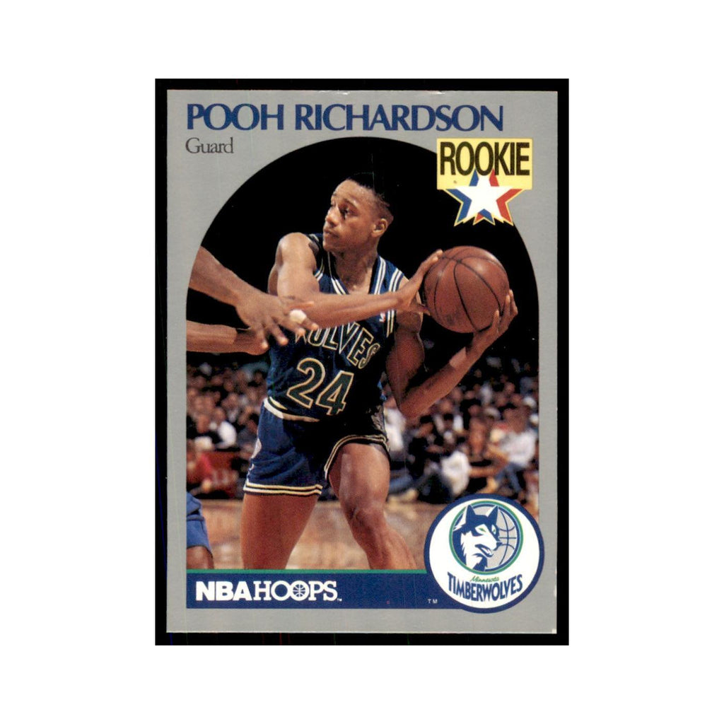 1990 NBA Hoops Pooh Richardson RC Basketball Cards #190