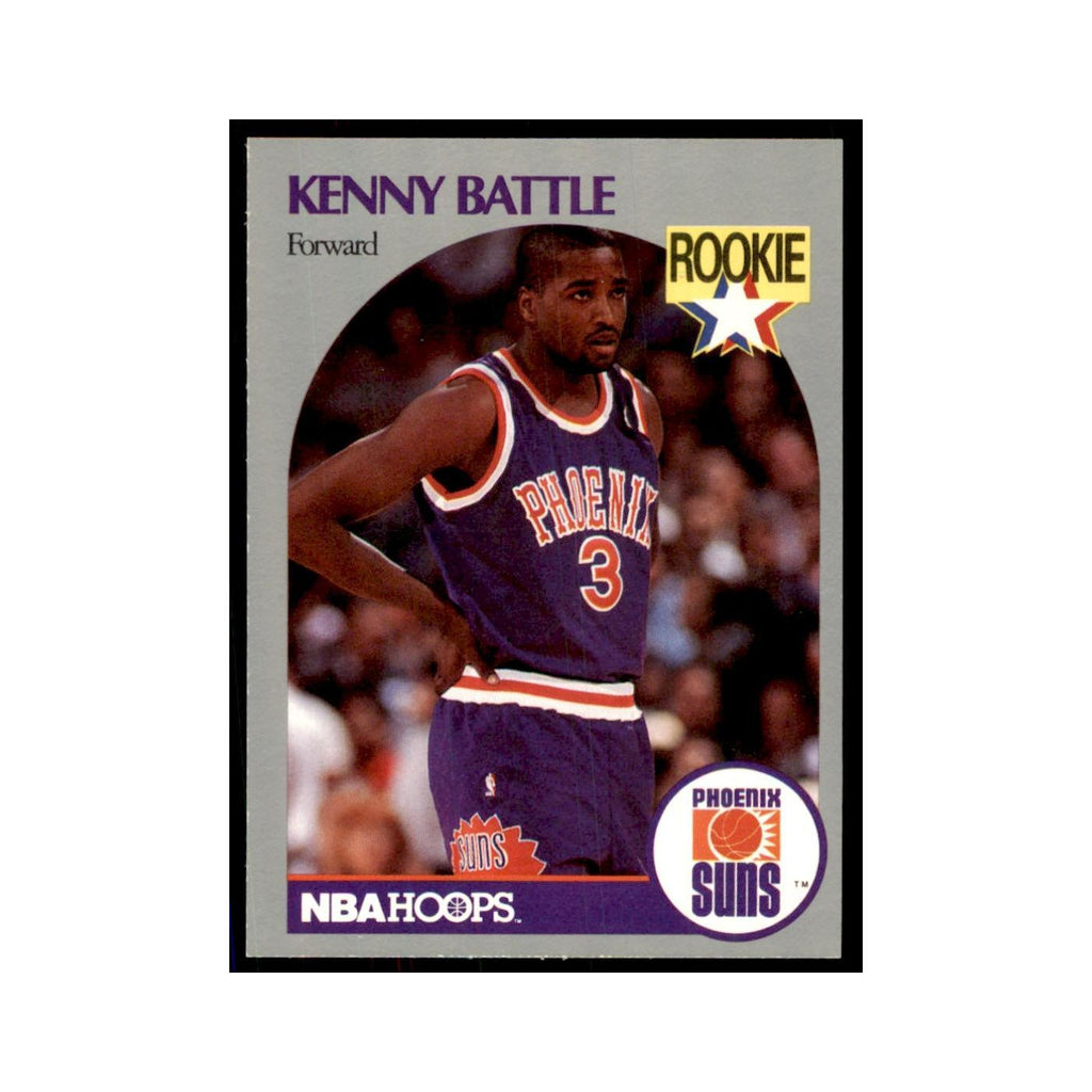 1990 NBA Hoops Kenny Battle RC Basketball Cards #233