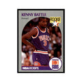 1990 NBA Hoops Kenny Battle RC Basketball Cards #233