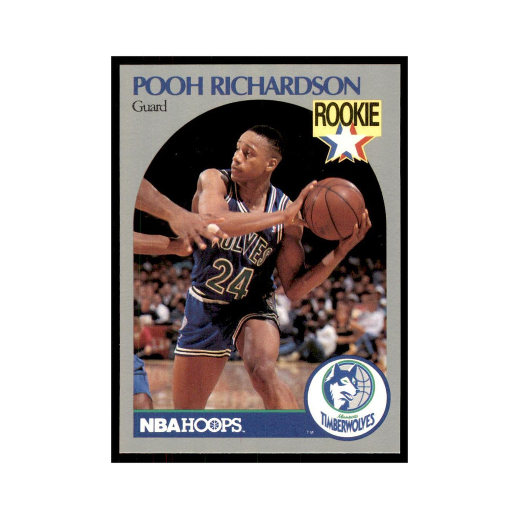 1990 NBA Hoops Pooh Richardson RC Basketball Cards #190